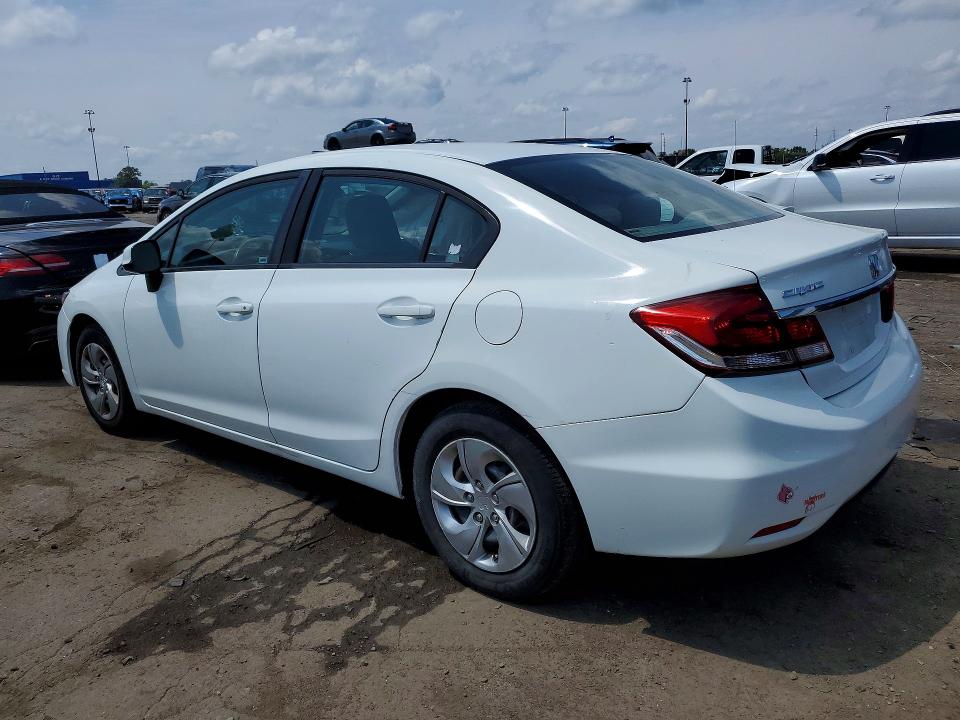 Photo 2 from auction – 2013 HONDA CIVIC with VIN 19XFB2F54DE295359