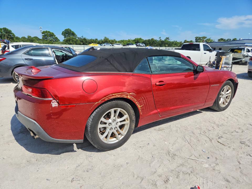 Photo 3 from auction – 2014 CHEVROLET CAMARO with VIN 2G1FB3D31E9152126