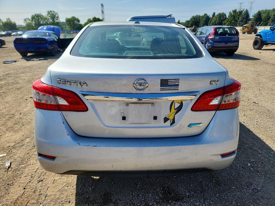 Photo 6 from auction – 2013 NISSAN SENTRA with VIN 3N1AB7APXDL699569