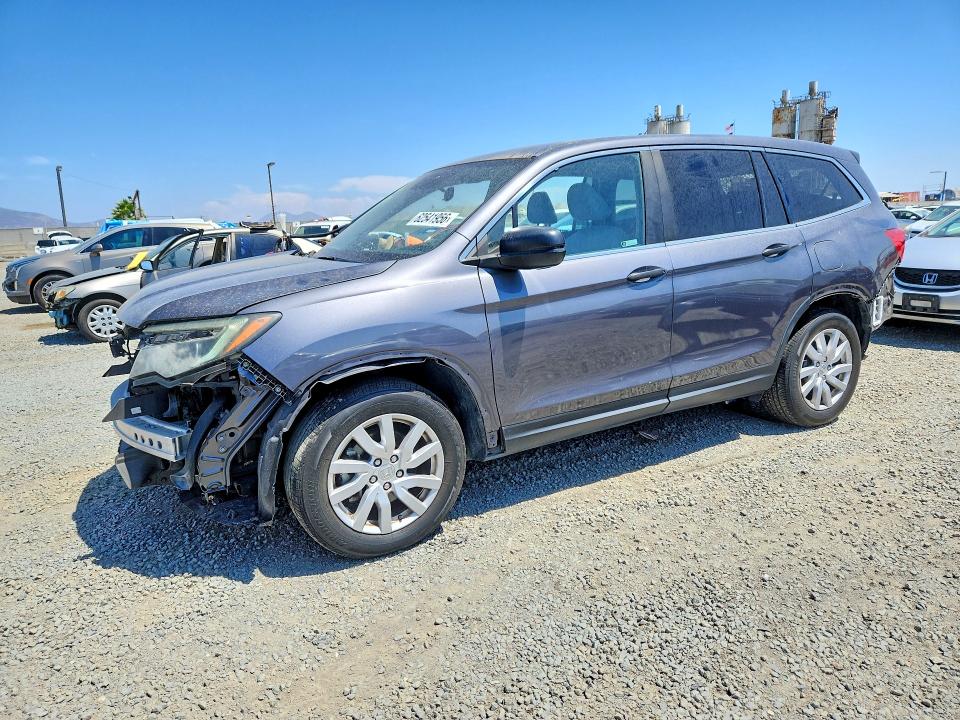 HONDA PILOT 2019 with VIN 5FNYF5H11KB035520 - Photo from auction