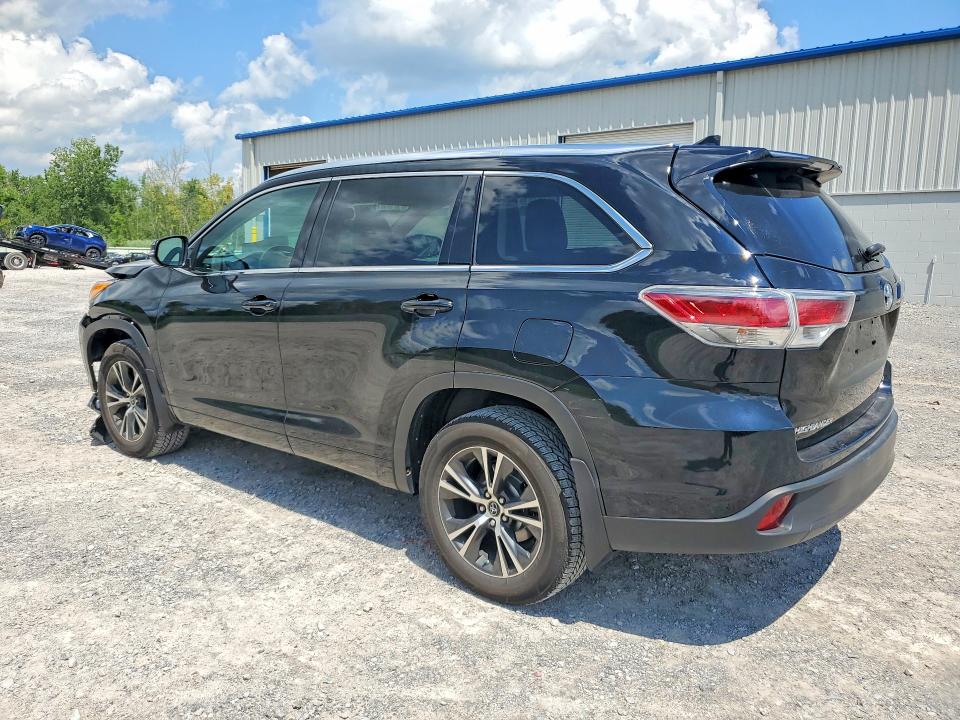 Photo 2 from auction – 2016 TOYOTA HIGHLANDER with VIN 5TDJKRFH2GS315504