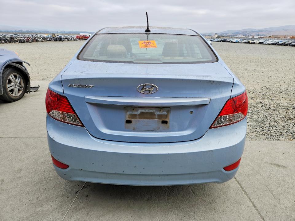 Photo 6 from auction – 2013 HYUNDAI ACCENT with VIN KMHCU4AE7DU459037