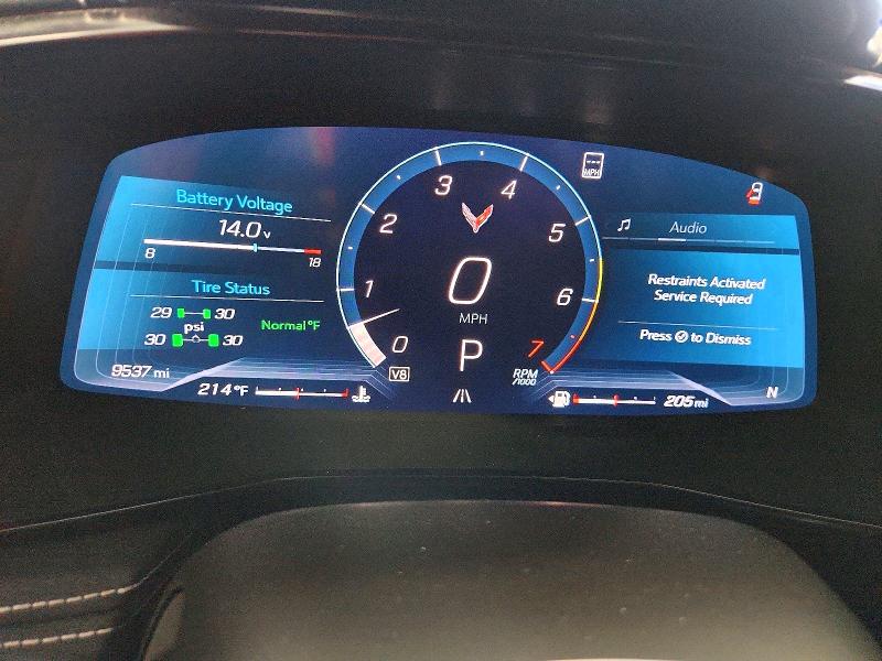 Photo 9 from auction – 2021 CHEVROLET CORVETTE with VIN 1G1YB2D41M5114418