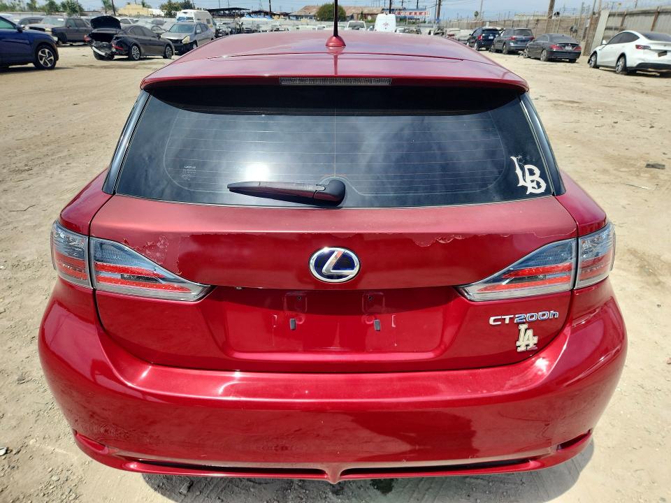 Photo 6 from auction – 2012 LEXUS CT with VIN JTHKD5BH2C2107829