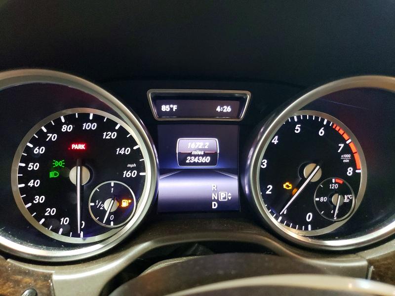 Photo 9 from auction – 2014 MERCEDES-BENZ ML with VIN 4JGDA5HB9EA330864