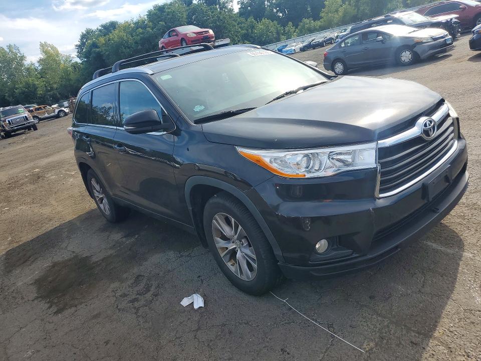 Photo 4 from auction – 2014 TOYOTA HIGHLANDER with VIN 5TDJKRFH6ES062426
