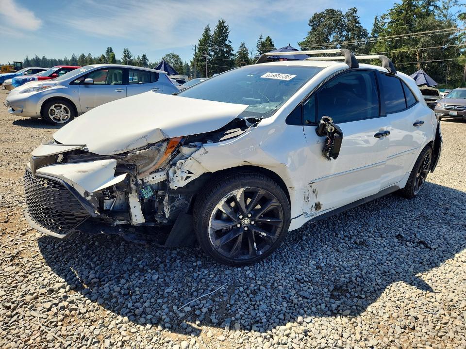 Photo 1 from auction – 2021 TOYOTA COROLLA HATCHBACK with VIN JTND4MBE5M3106336