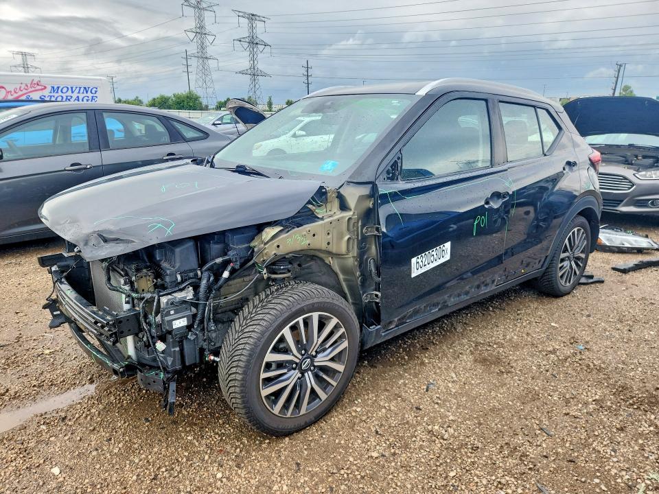 NISSAN KICKS 2021 with VIN 3N1CP5CV3ML503661 - Photo from auction