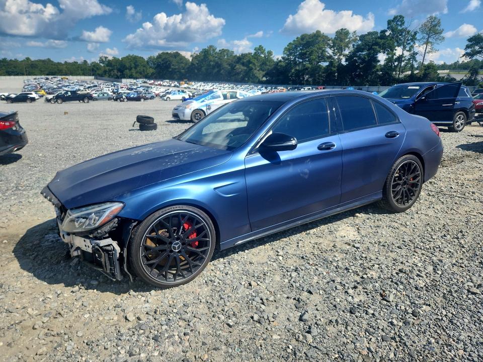 MERCEDES-BENZ C 2016 with VIN 55SWF8HB4GU100609 - Photo from auction