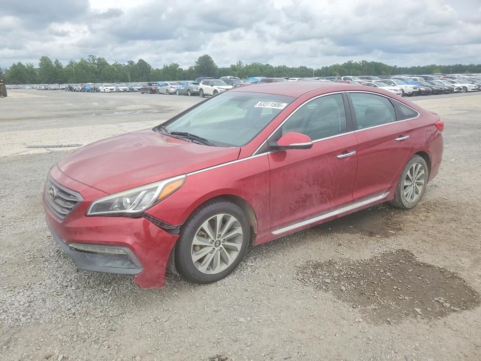 HYUNDAI SONATA 2016 с VIN 5NPE34AF2GH350198 - Фото с аукциона
