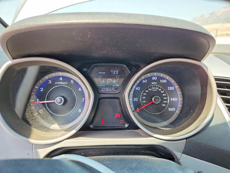 Photo 9 from auction – 2014 HYUNDAI ELANTRA with VIN KMHDH4AE1EU053250