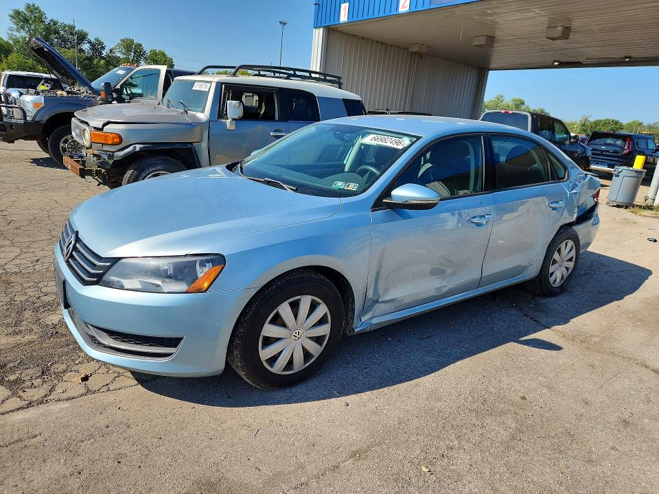VOLKSWAGEN PASSAT 2012 with VIN 1VWAP7A35CC059448 - Photo from auction