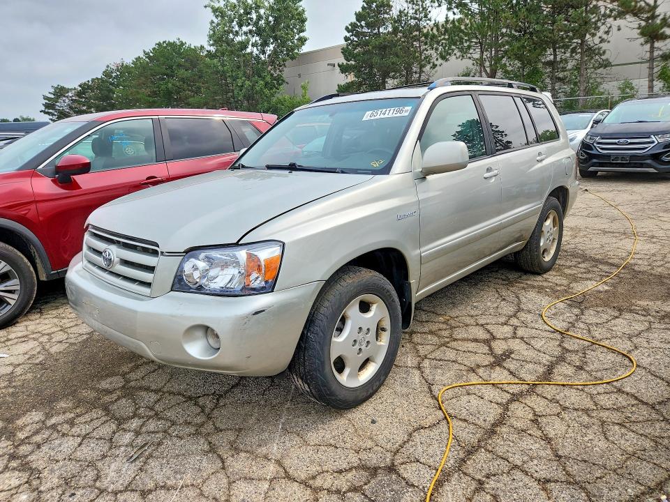 TOYOTA HIGHLANDER 2006 مع رقم تعريف المركبة JTEEP21A660160943 - صورة من المزاد