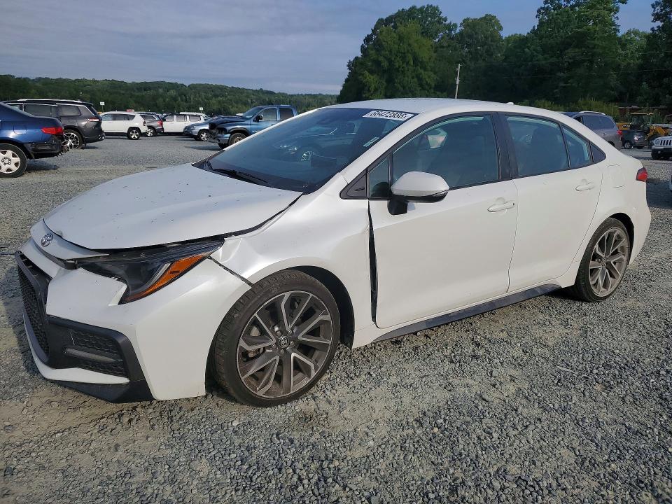 TOYOTA COROLLA 2022 with VIN 5YFS4MCE1NP133505 - Photo from auction