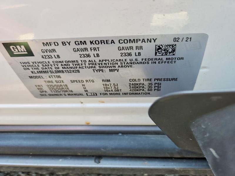 Photo 14 from auction – 2021 BUICK ENCORE GX with VIN KL4MMFSL0MB152428