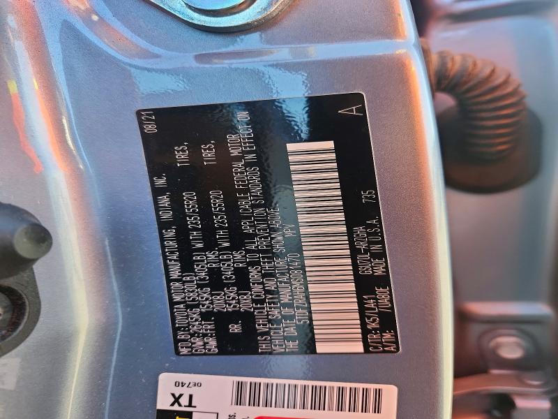 Zdjęcie 14 z aukcji – 2021 TOYOTA HIGHLANDER z VIN 5TDFZRAH6MS081470
