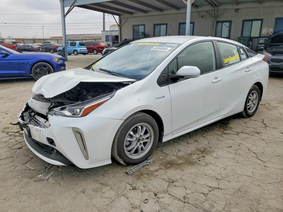 TOYOTA PRIUS 2021 with VIN JTDL9MFU3M3025757 - Photo from auction
