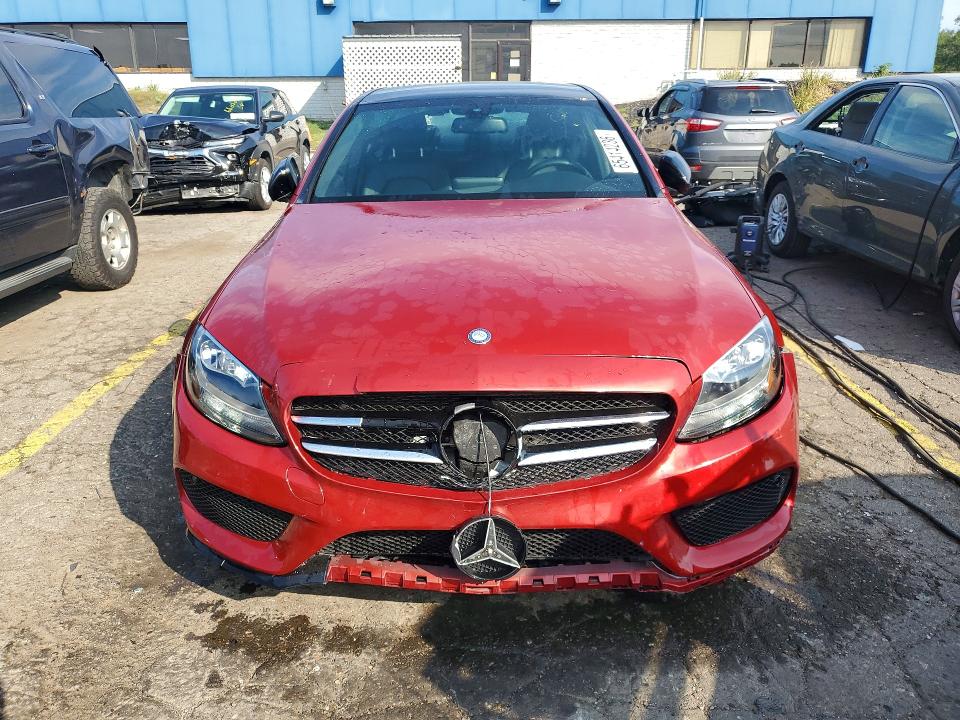Снимка 5 от търг – 2017 MERCEDES-BENZ C с VIN 55SWF4KB0HU183393