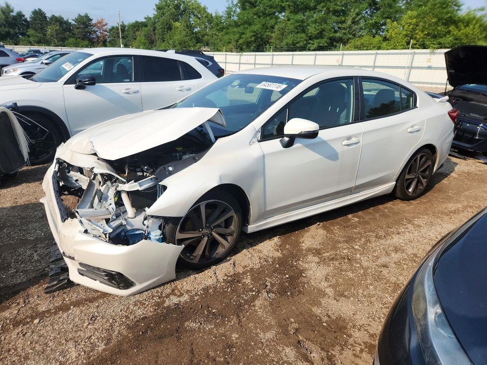 SUBARU IMPREZA 2023 with VIN 4S3GKAL62P3602647 - Photo from auction