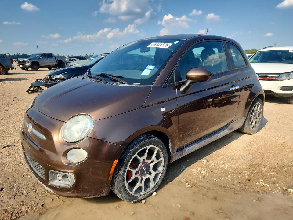 FIAT 500 2012 with VIN 3C3CFFBR1CT113431 - Photo from auction