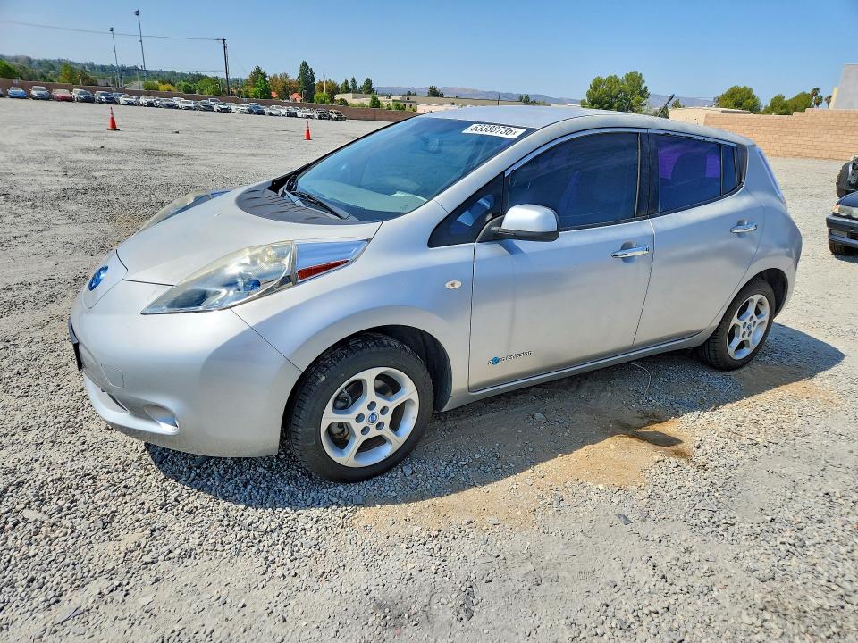 NISSAN LEAF 2012 with VIN JN1AZ0CP5CT019121 - Photo from auction