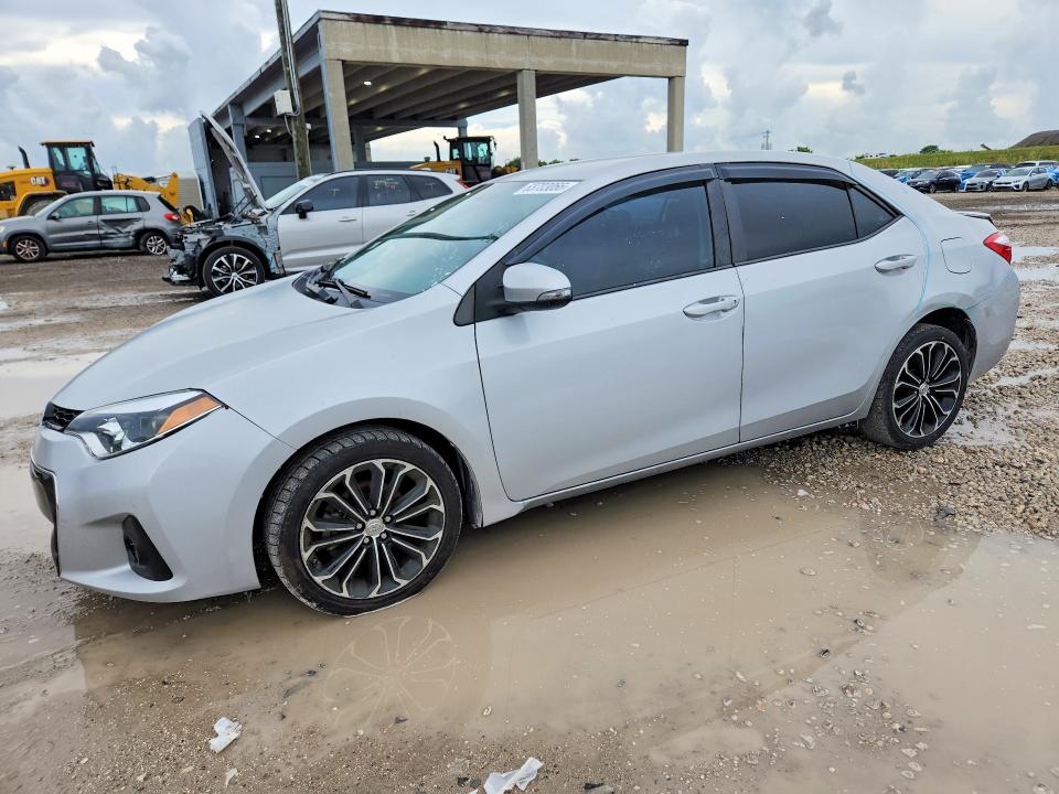 TOYOTA COROLLA 2015 with VIN 2T1BURHE9FC344278 - Photo from auction