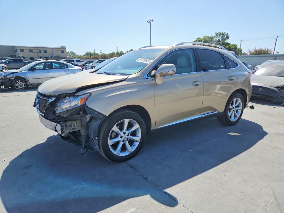 LEXUS RX 2010 with VIN 2T2ZK1BA6AC007051 - Photo from auction
