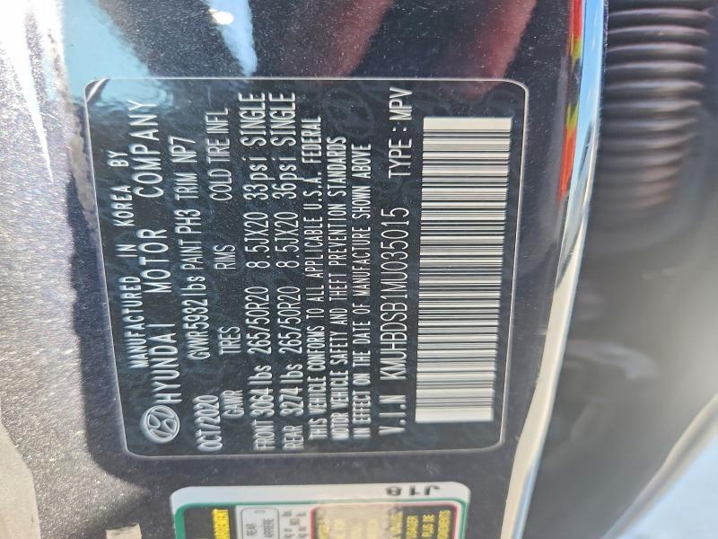 Photo 14 from auction – 2021 GENESIS GV80 with VIN KMUHBDSB1MU035015