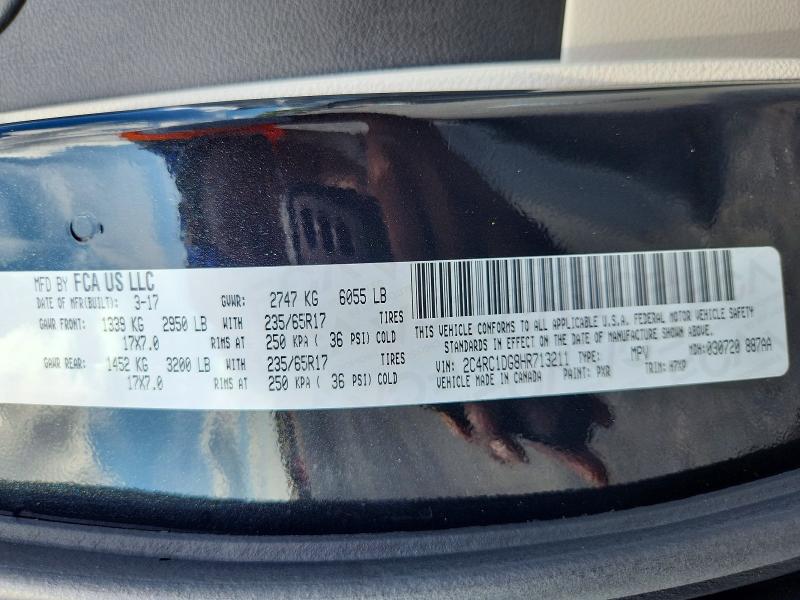 Photo 14 from auction – 2017 CHRYSLER PACIFICA with VIN 2C4RC1DG8HR713211