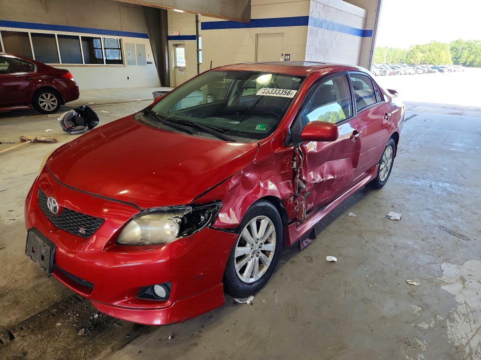 TOYOTA COROLLA 2010 with VIN 1NXBU4EE6AZ374336 - Photo from auction
