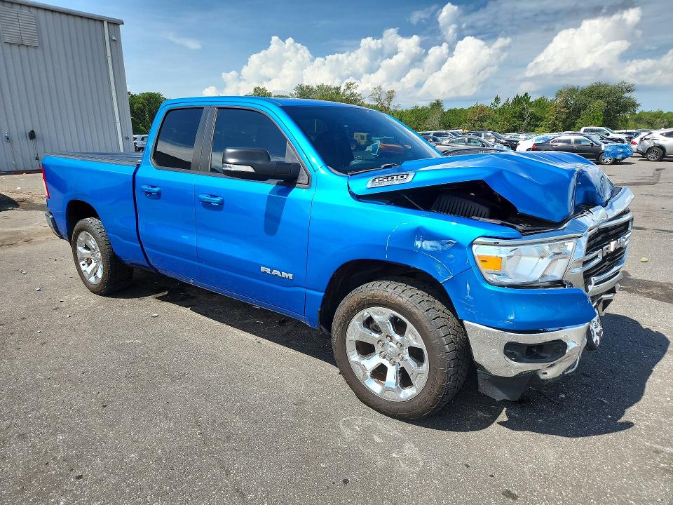Photo 4 from auction – 2021 RAM 1500 with VIN 1C6RREBT5MN807535