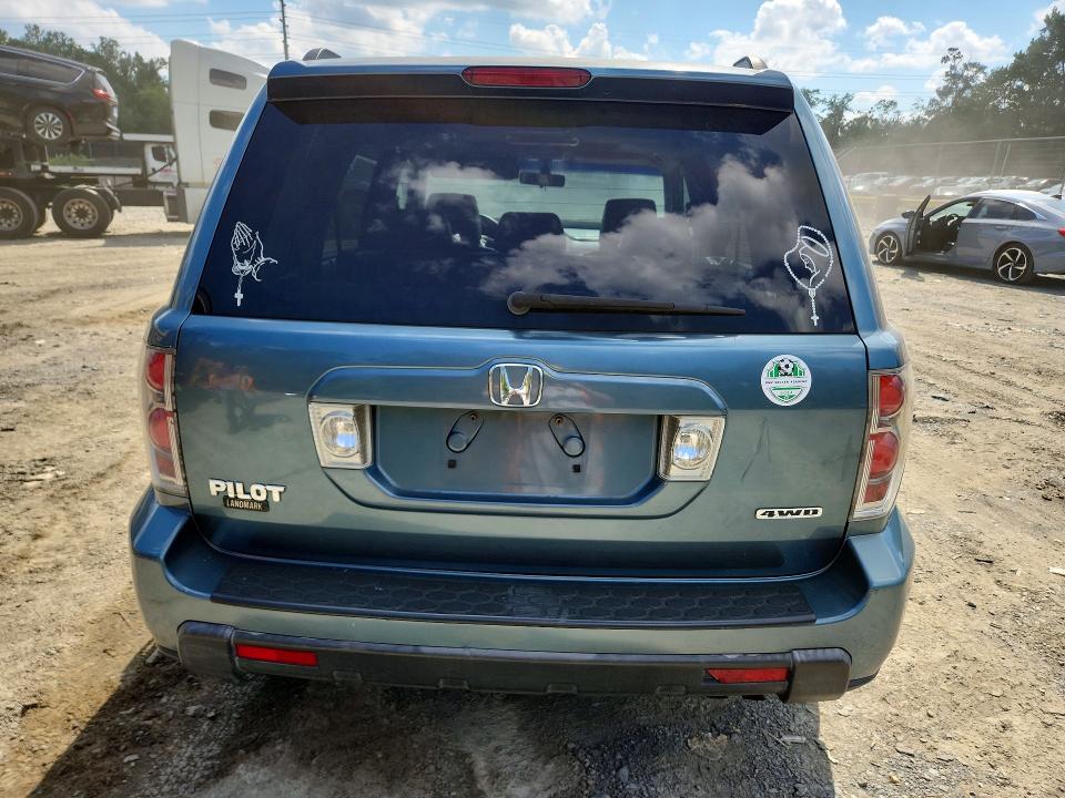 Photo 6 from auction – 2006 HONDA PILOT with VIN 5FNYF18606B026267