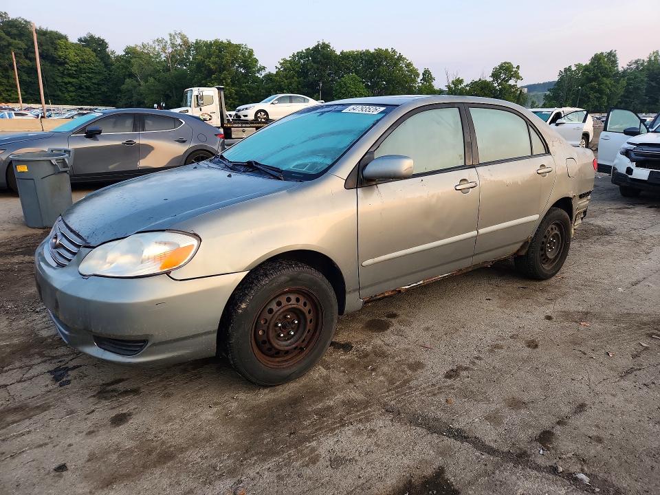 TOYOTA COROLLA 2003 with VIN 2T1BR32E63C160175 - Photo from auction