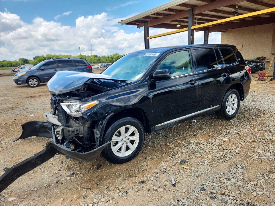 TOYOTA HIGHLANDER 2012 with VIN 5TDZA3EH8CS027758 - Photo from auction
