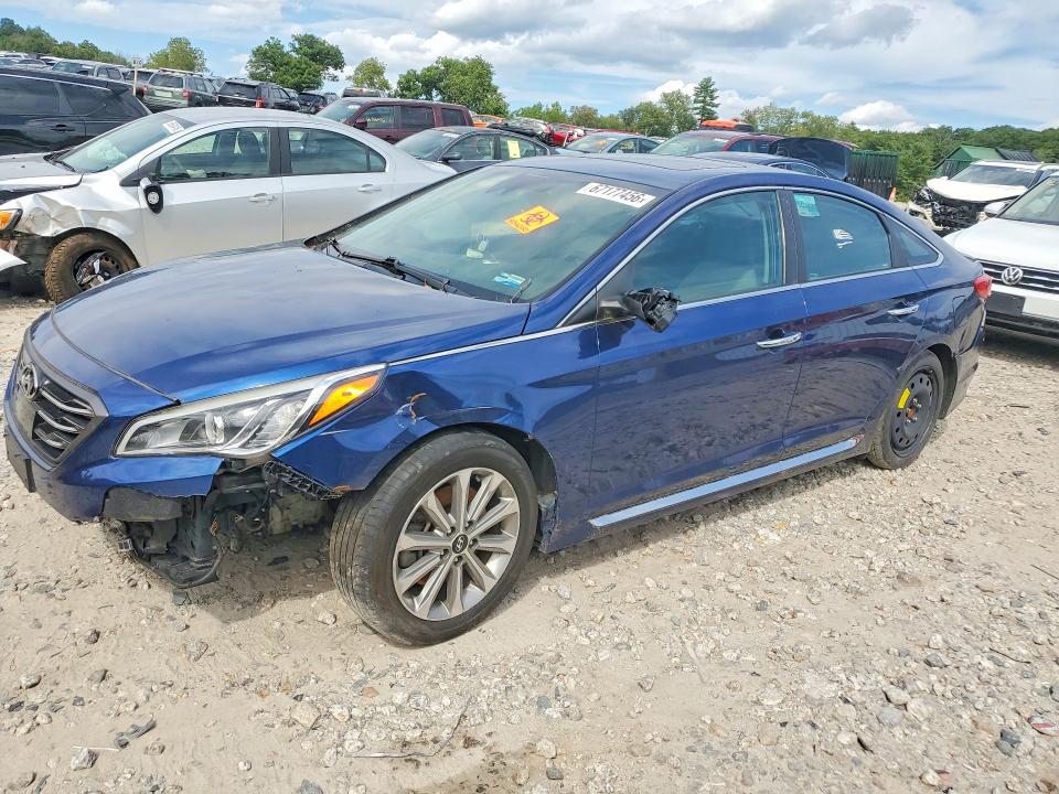 HYUNDAI SONATA 2017 with VIN 5NPE34AF8HH511347 - Photo from auction