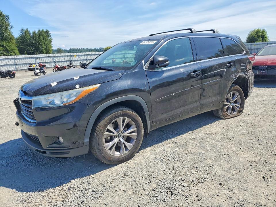 TOYOTA HIGHLANDER 2016 with VIN 5TDBKRFH4GS280856 - Photo from auction