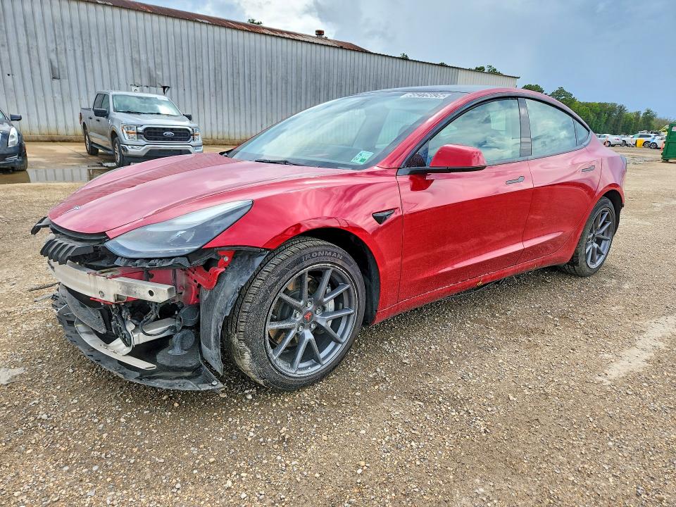 TESLA MODEL 3 2022 with VIN 5YJ3E1EA9NF184787 - Photo from auction