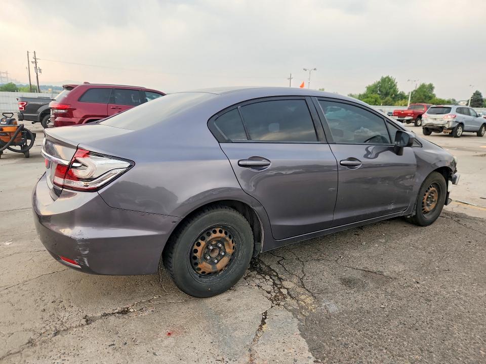 Photo 3 from auction – 2014 HONDA CIVIC with VIN 19XFB2E55EE078616