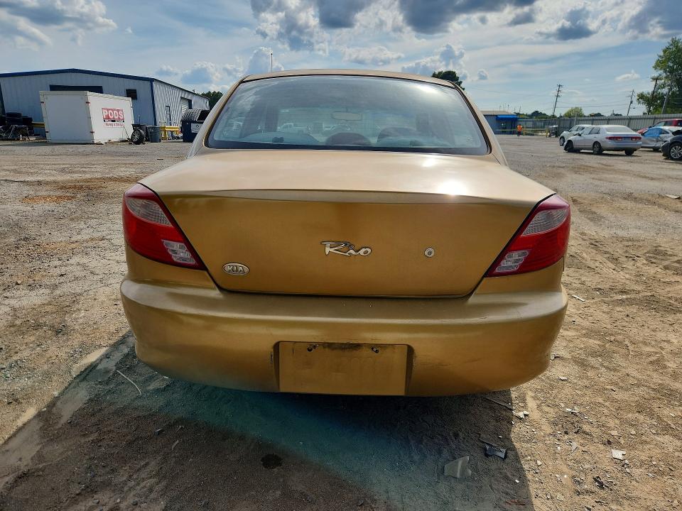 Photo 6 from auction – 2002 KIA RIO with VIN KNADC123926181490