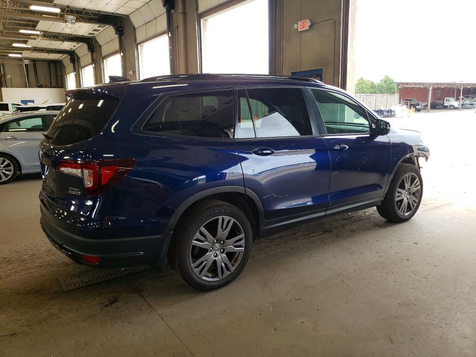 Photo 3 from auction – 2022 HONDA PILOT with VIN 5FNYF6H3XNB046785