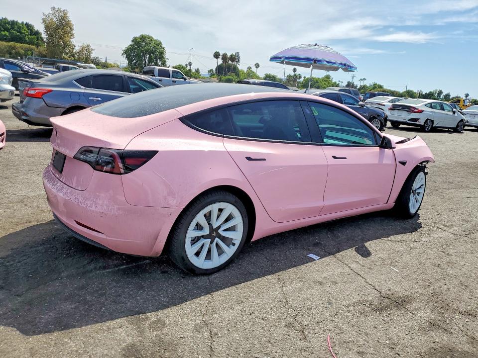Photo 3 from auction – 2022 TESLA MODEL 3 with VIN 5YJ3E1EB1NF151713