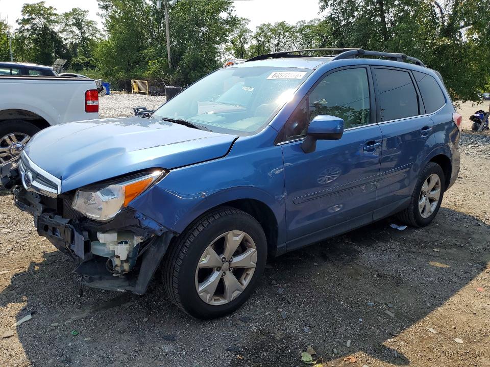 SUBARU FORESTER 2015 with VIN JF2SJAHCXFH596689 - Photo from auction