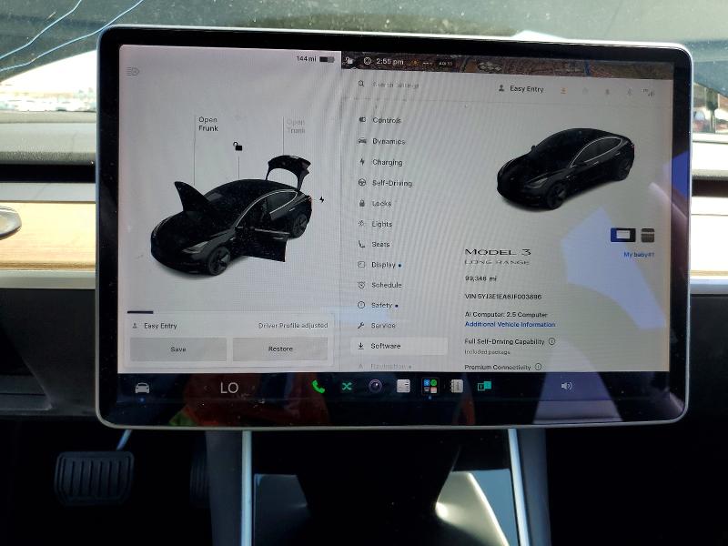 صورة رقم 9 من المزاد - 2018 TESLA MODEL 3 مع VIN 5YJ3E1EA6JF003896