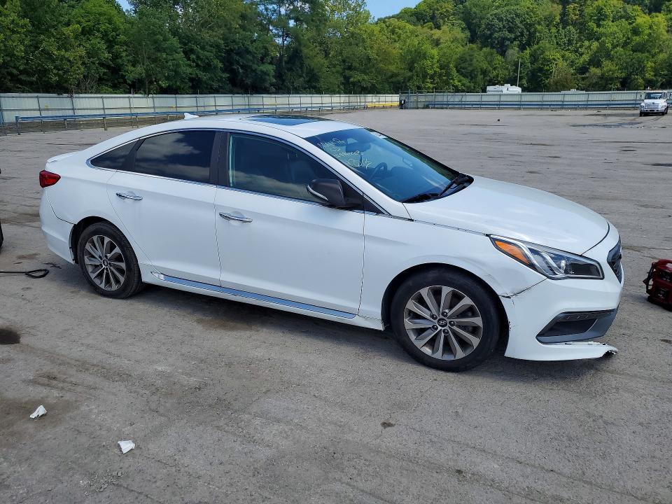 Photo 4 from auction – 2017 HYUNDAI SONATA with VIN 5NPE34AF3HH472862