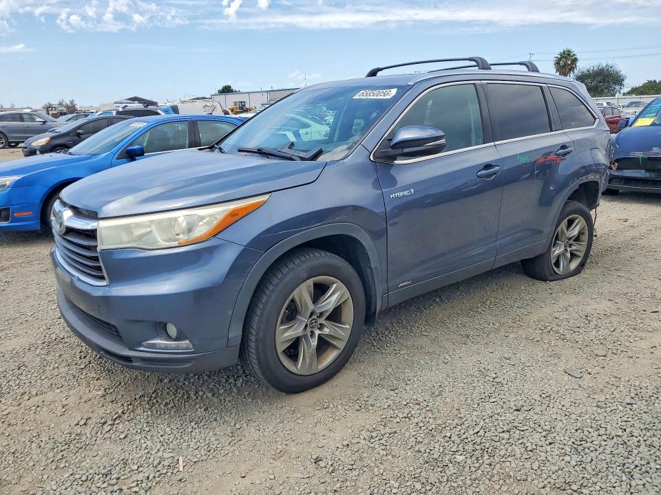 TOYOTA HIGHLANDER HYBRID 2016 with VIN 5TDDCRFH9GS016599 - Photo from auction