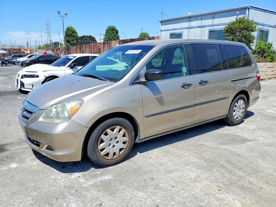 HONDA ODYSSEY 2007 with VIN 5FNRL38237B058816 - Photo from auction