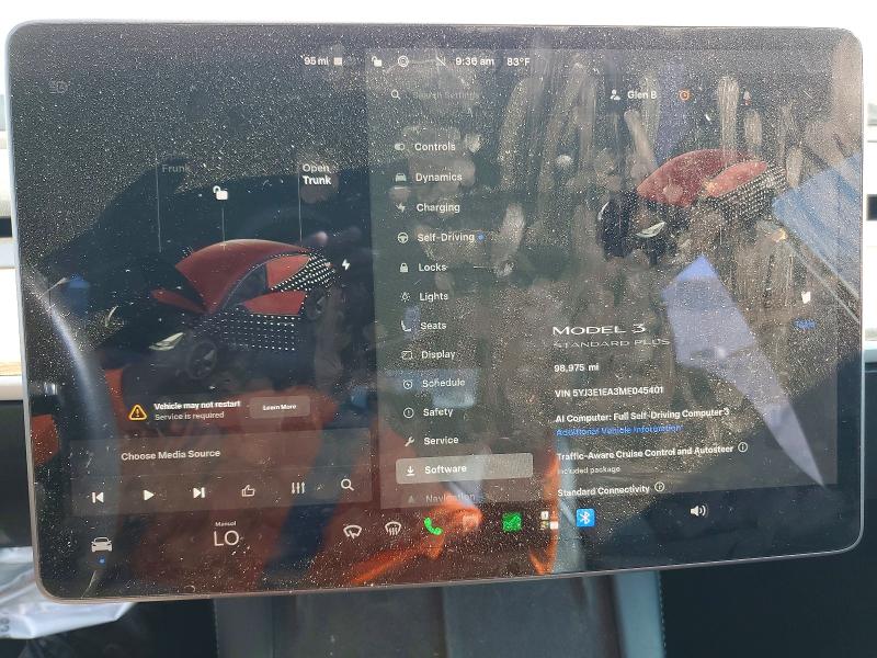 Photo 9 from auction – 2021 TESLA MODEL 3 with VIN 5YJ3E1EA3MF045401