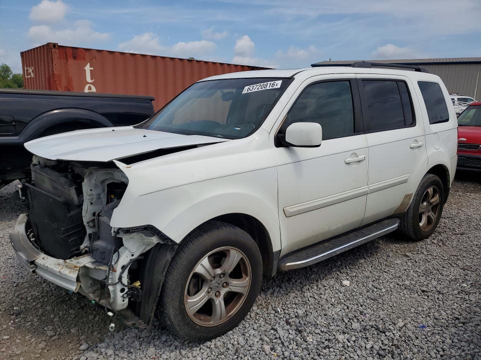 HONDA PILOT 2012 with VIN 5FNYF3H57CB017130 - Photo from auction