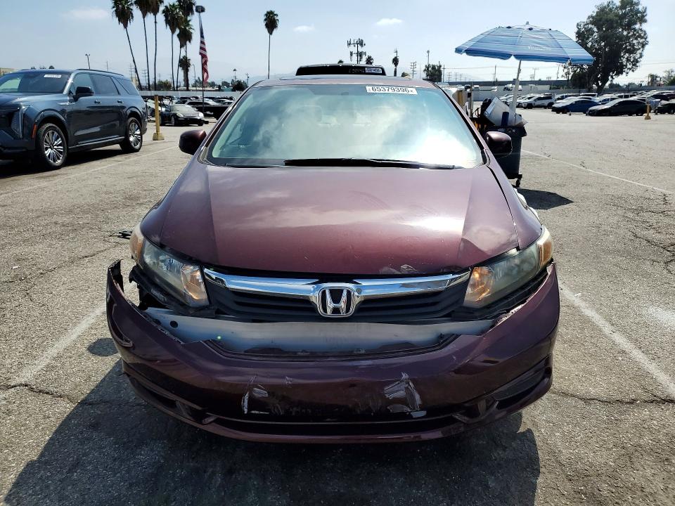 Photo 5 from auction – 2012 HONDA CIVIC with VIN 19XFB2F81CE353162