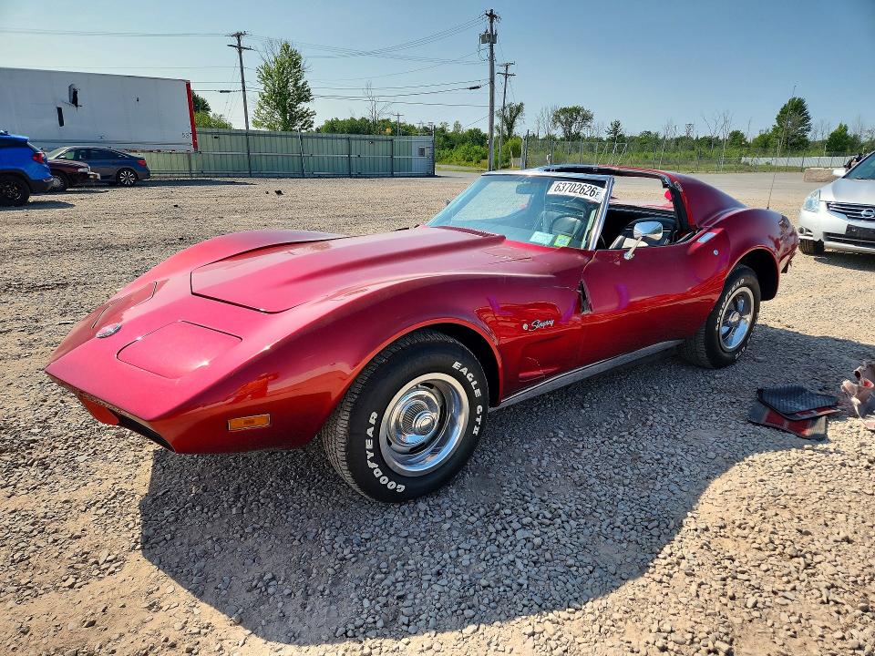 CHEVROLET CORVETTE 1974 with VIN 1Z37J4S418490 - Photo from auction